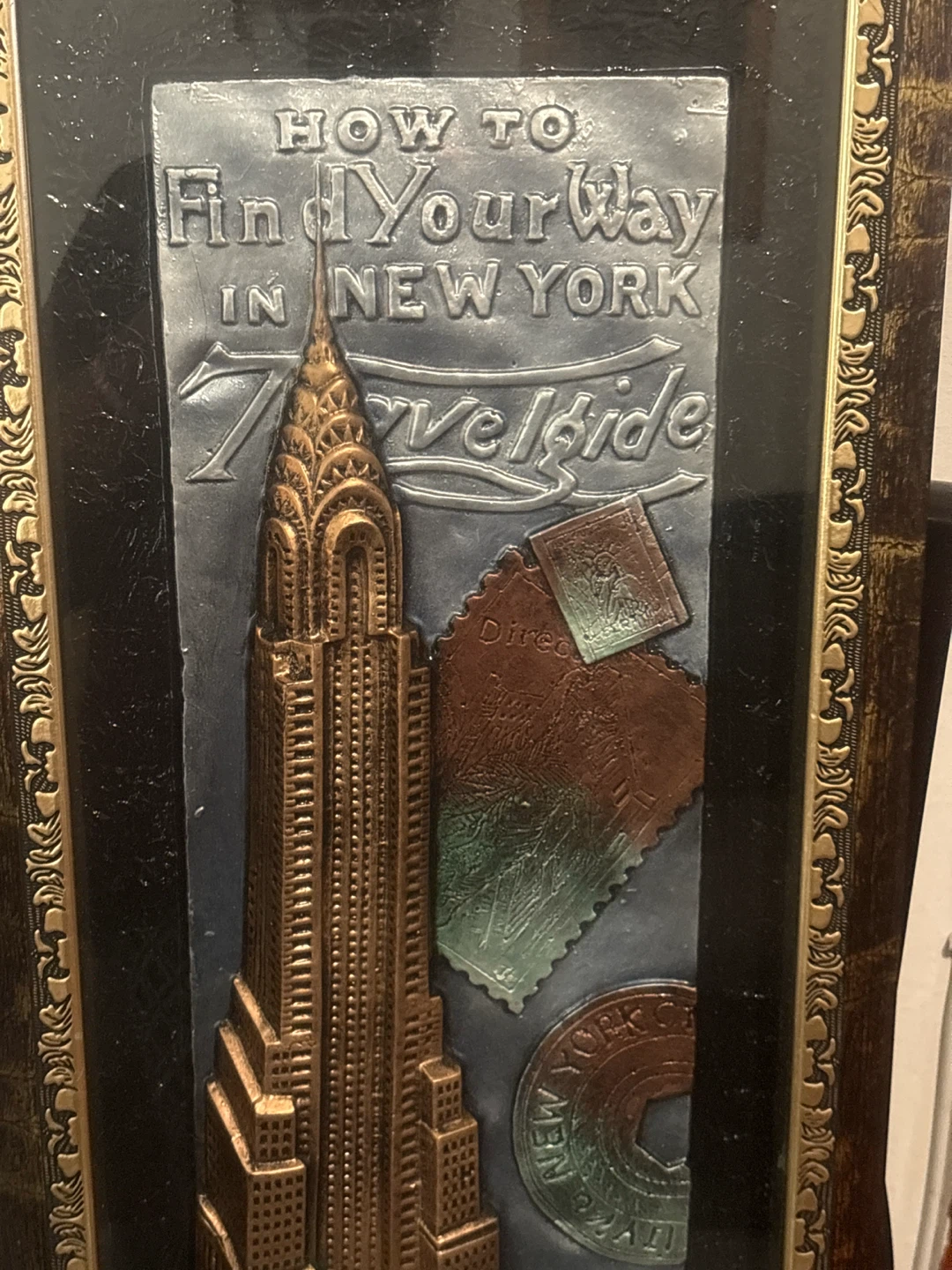 🏈 New York Themed Wall Art Decor 25 inches high - photo 2