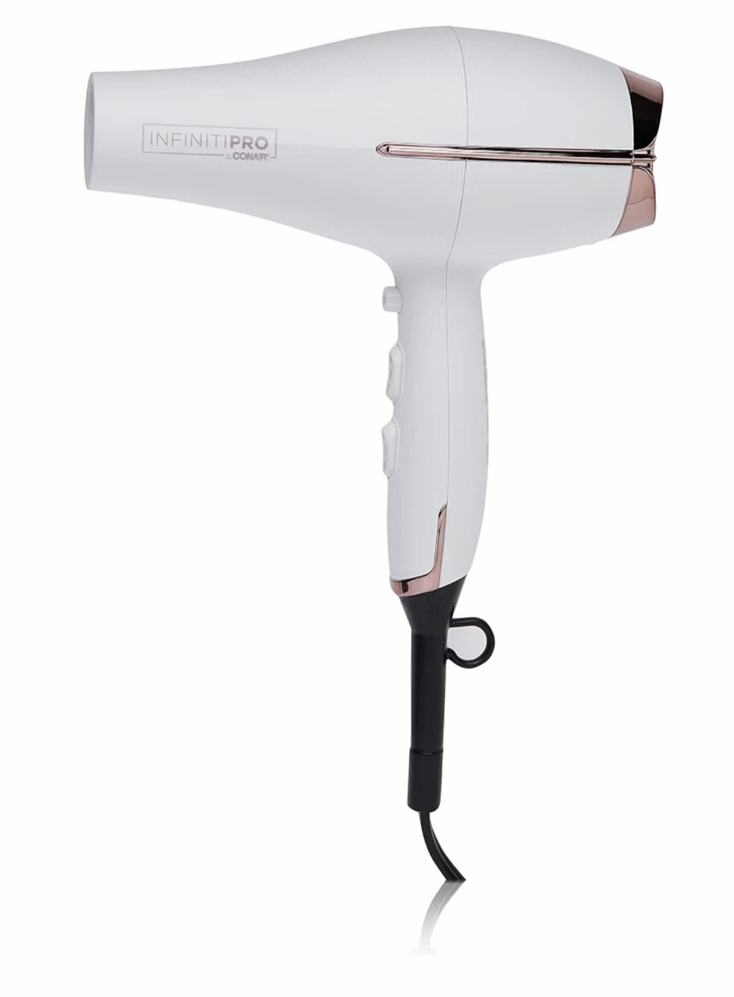 INFINITIPRO by Conair 1875W Hair Dryer - White / Rose Gold - photo 2