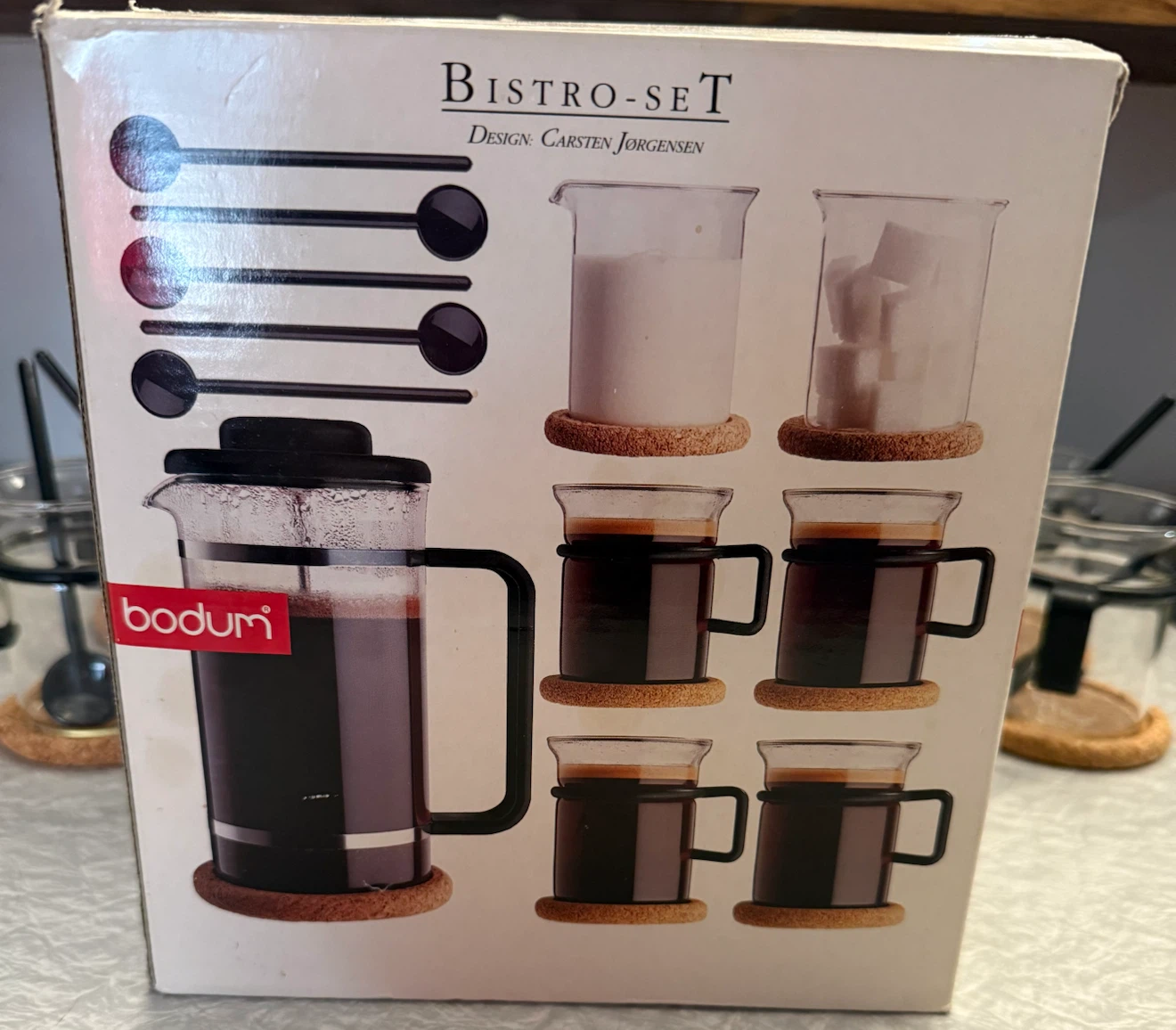 Vintage bodum 12 piece Bistro Set