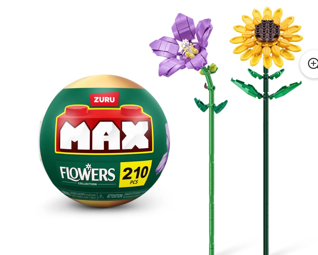 ZURU MAX Flowers Building Sets – 3 for $15 🌻🌸