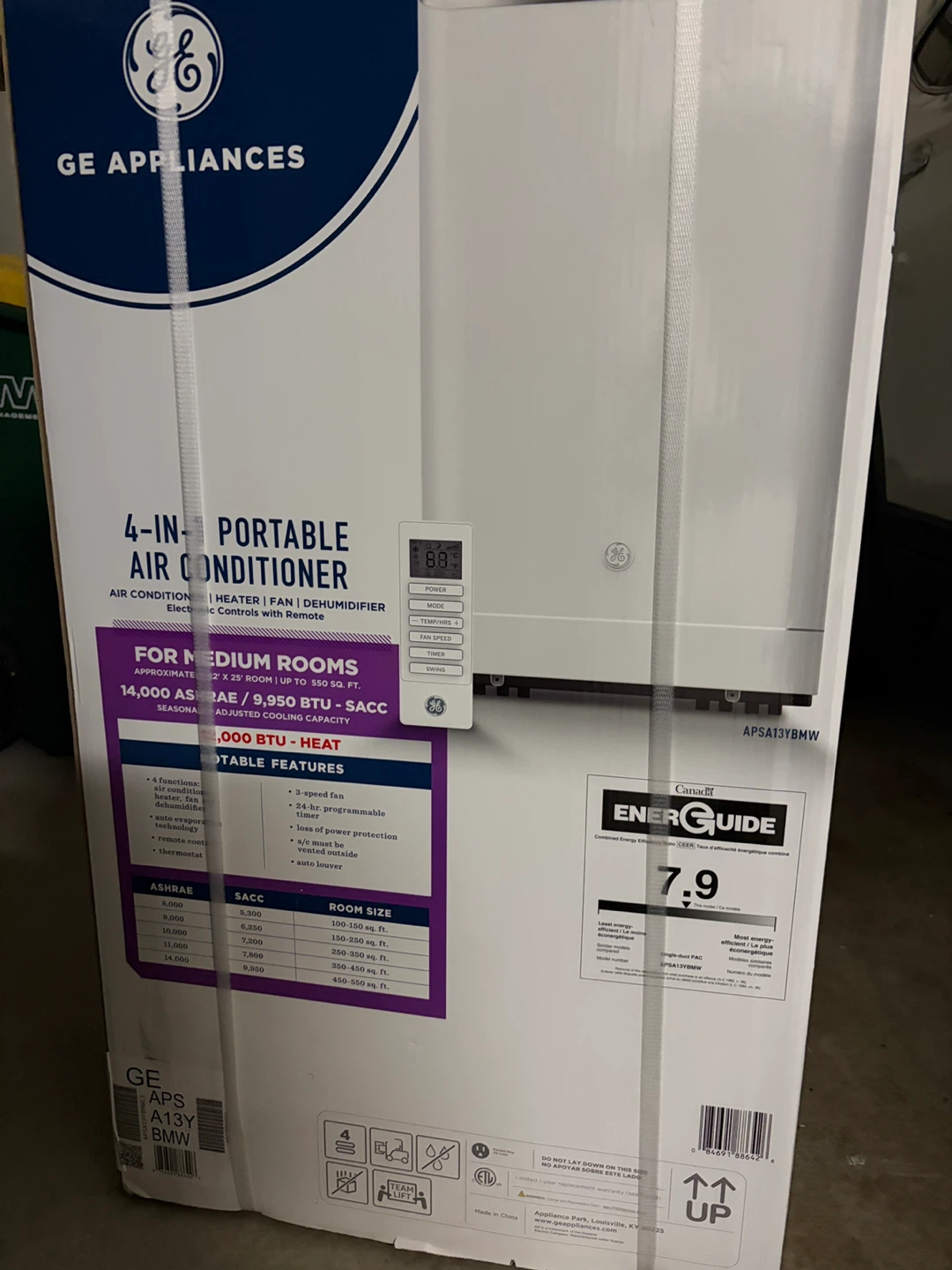 GE 4-in-1 Portable Air Conditioner - photo 3