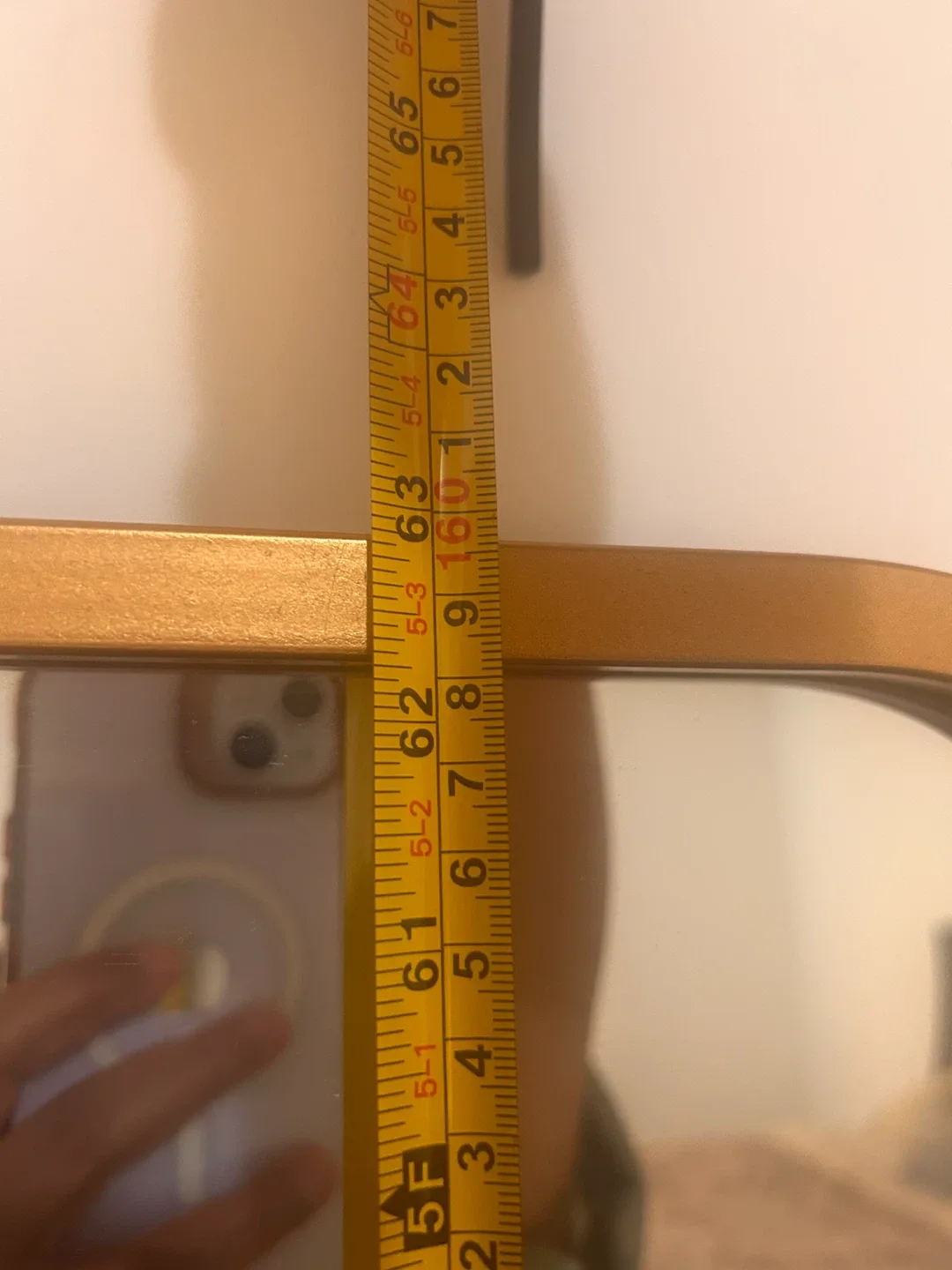 Gold Full-Length Floor Mirror 🏈 - photo 4