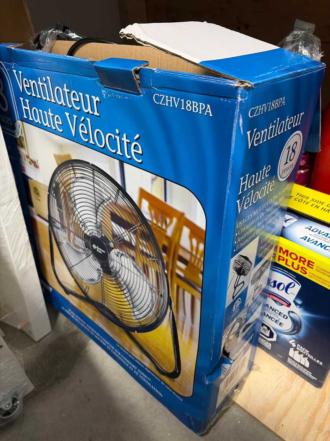 Commercial Electric 18-inch High Velocity Fan - photo 2