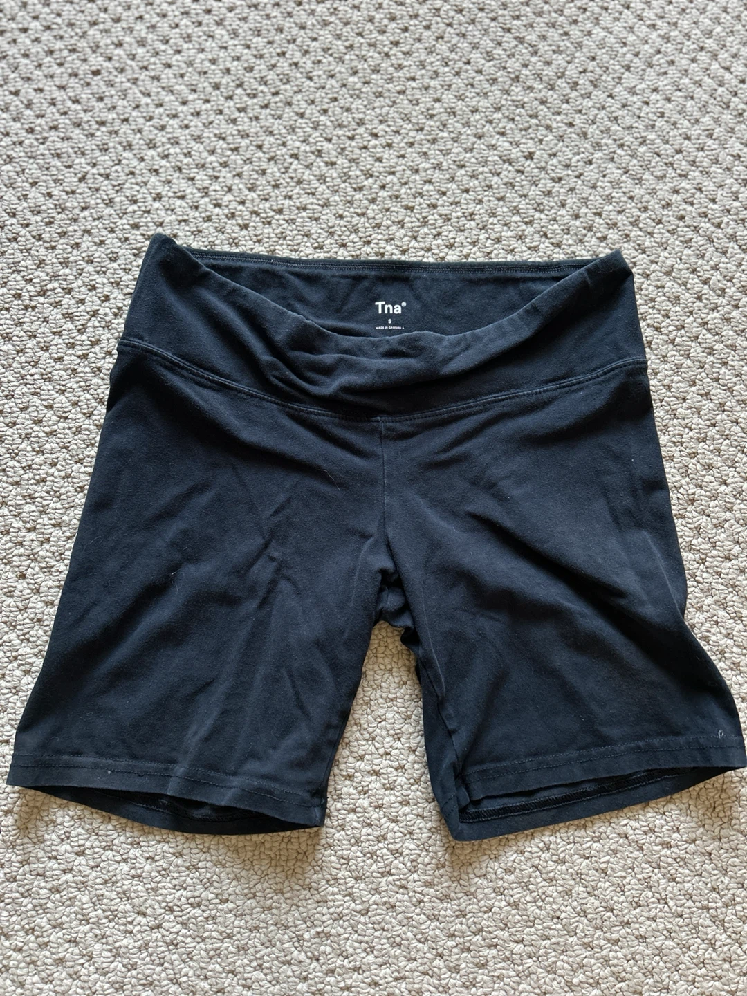 Tna Black Athletic Biker Shorts - photo 2