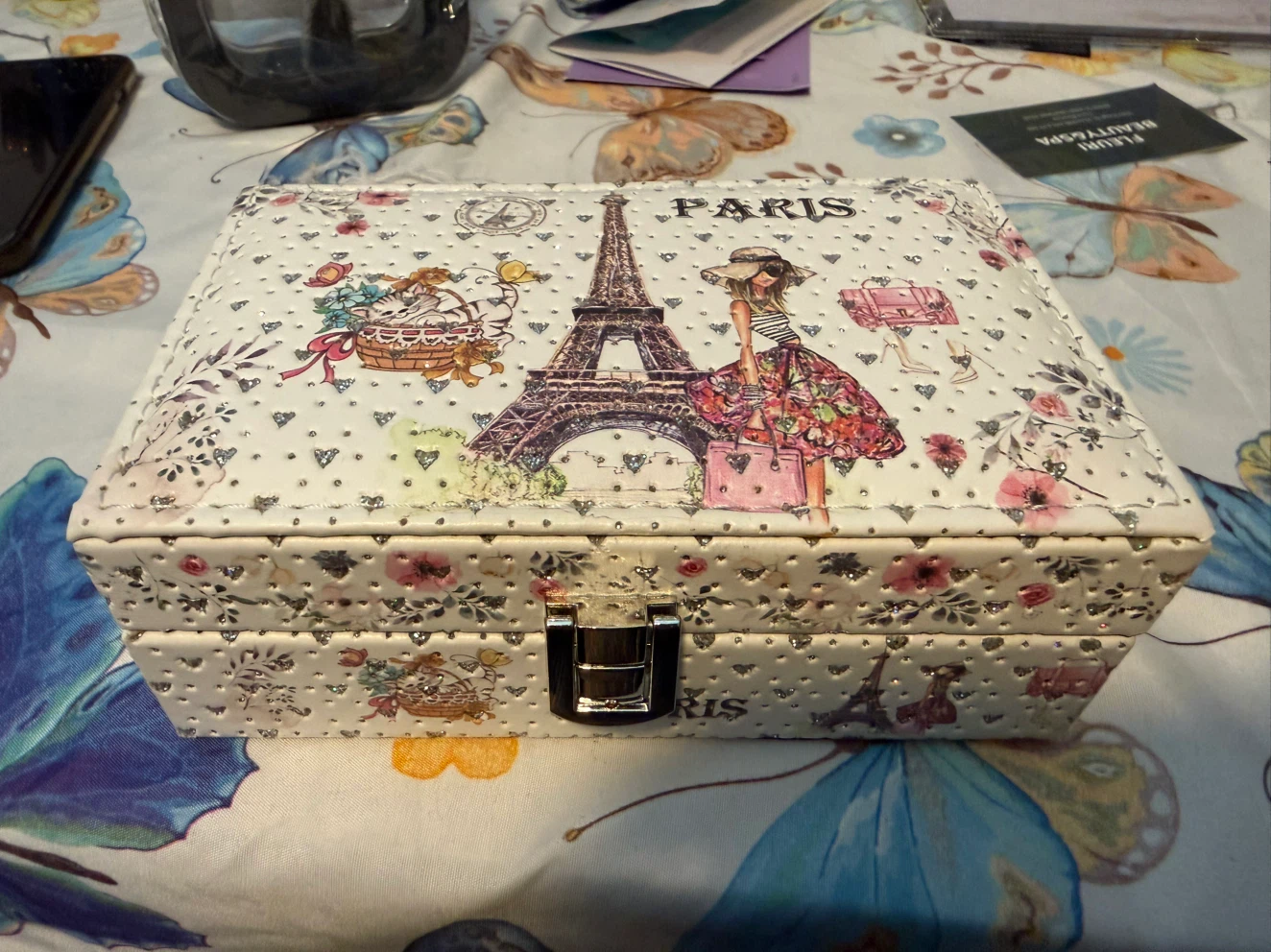 Paris themed jewellery box