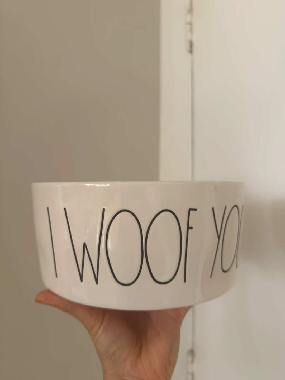 Big Rae Dunn I Woof You Pet Bowl - photo 2