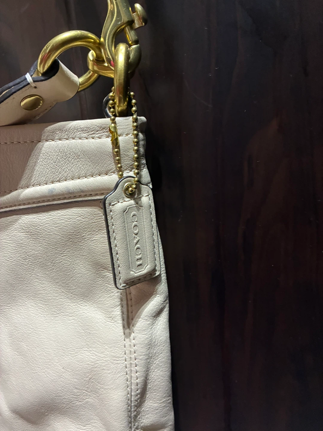 Brand new Coach cream leather crossbody bag - photo 3