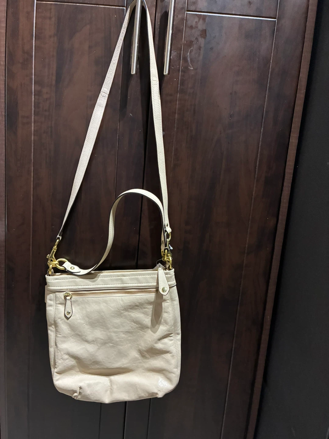 Brand new Coach cream leather crossbody bag - photo 4