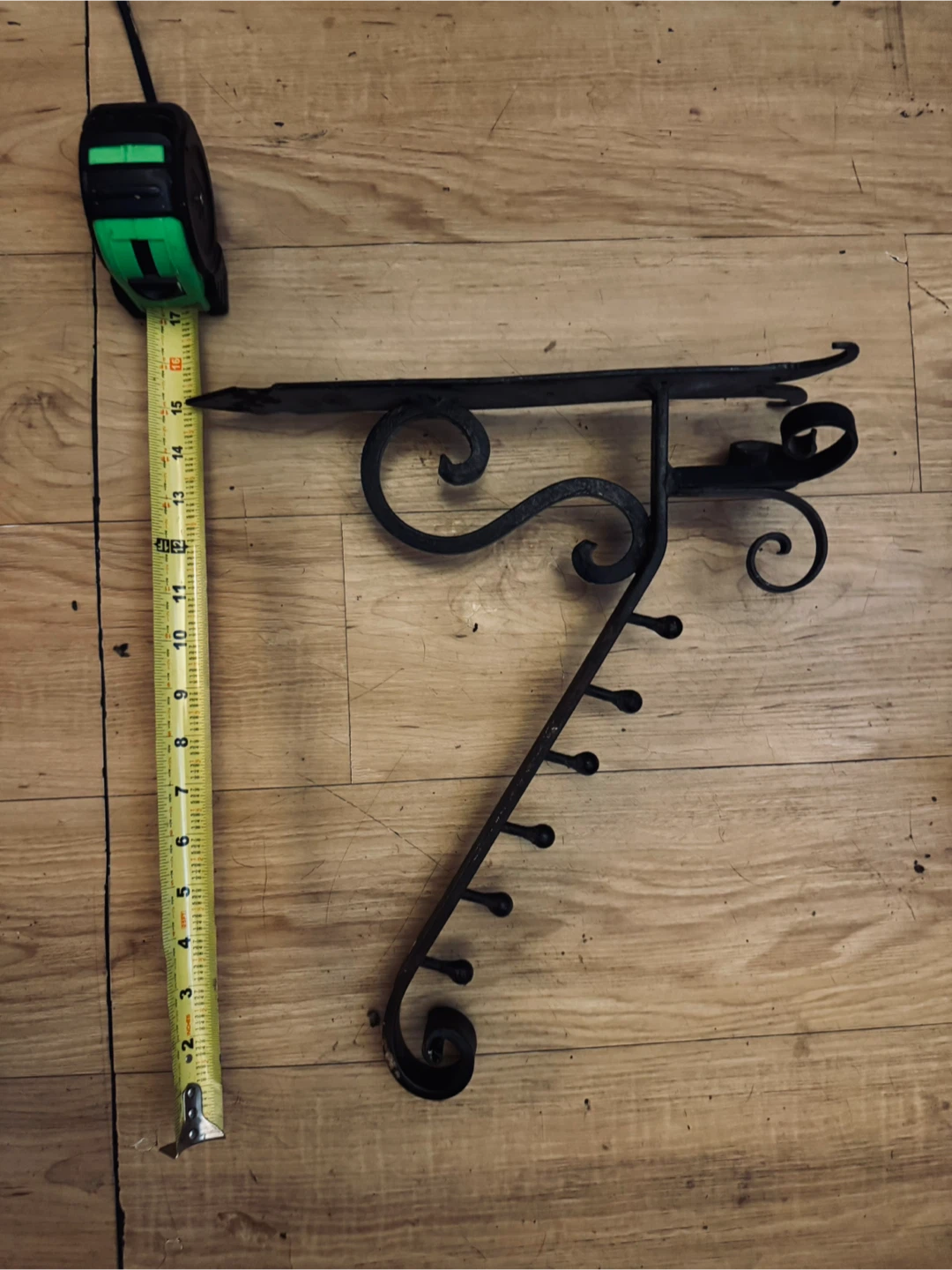 wrought iron coat rack - photo 2