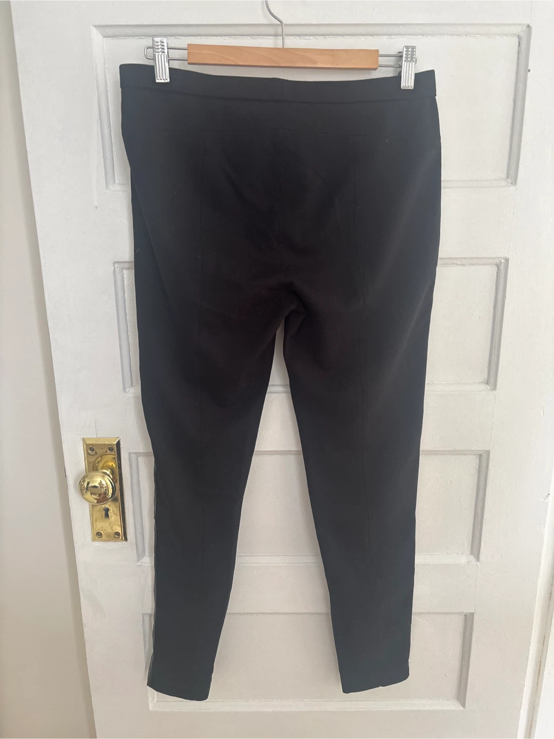 Michael Kors Black Faux Leather Leggings Size 8 - photo 2