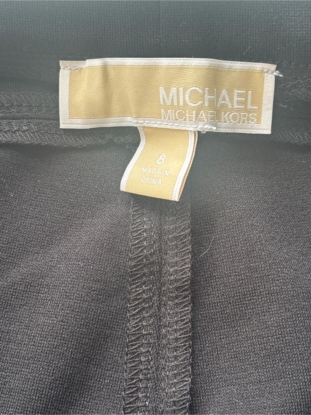 Michael Kors Black Faux Leather Leggings Size 8 - photo 3