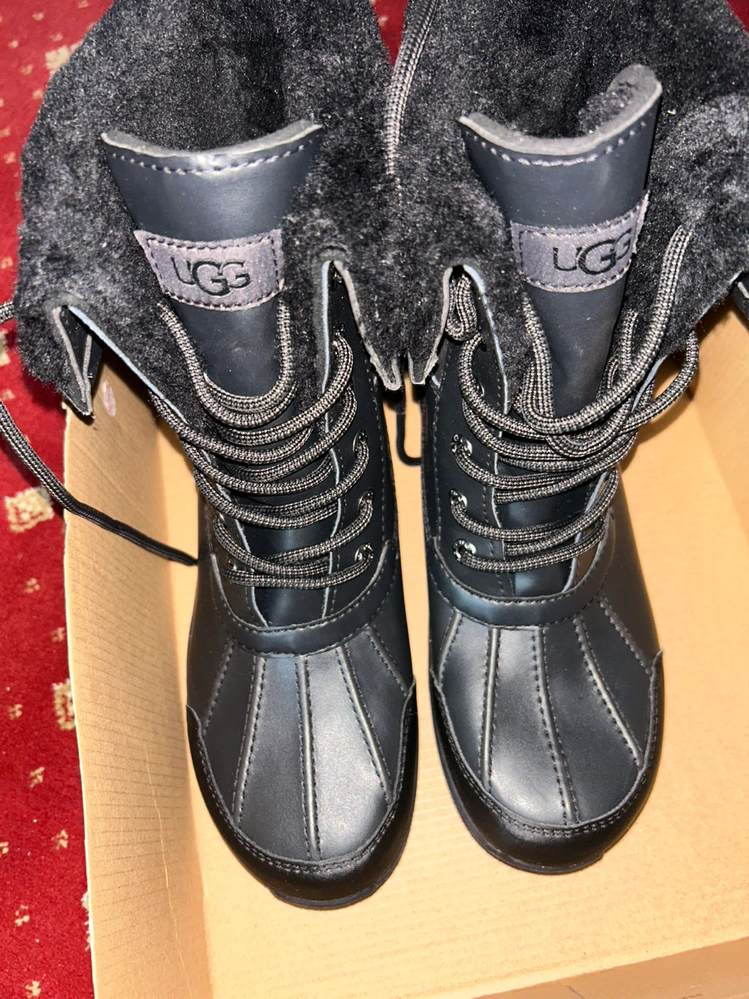 UGG Black Winter Boots Size 6 (Brand New) - photo 2