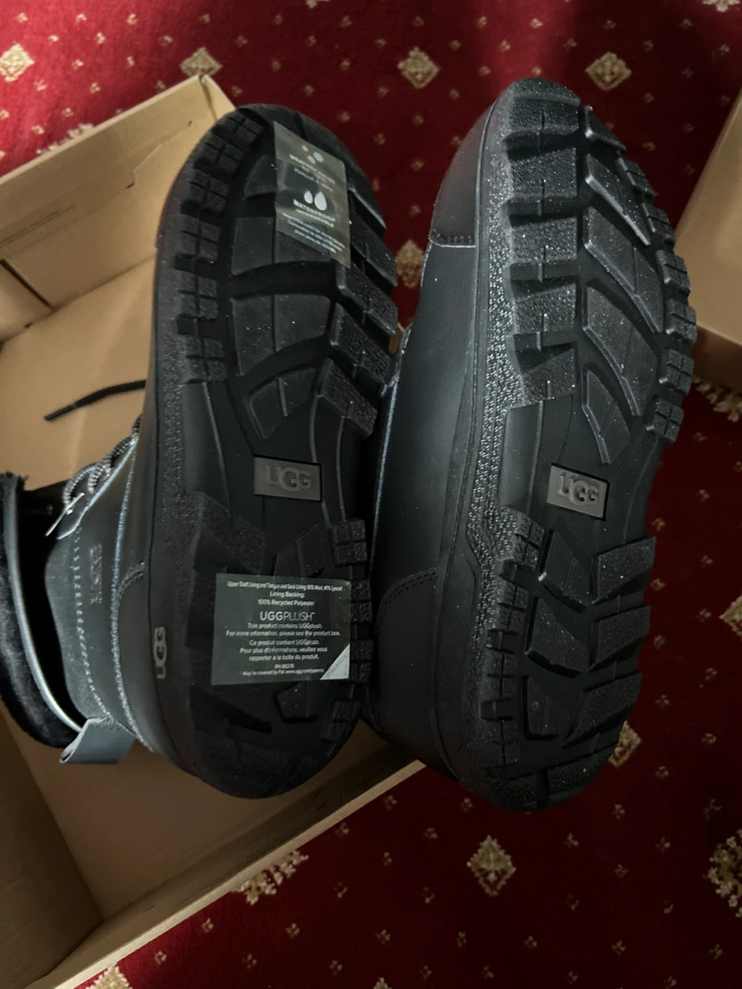 UGG Black Winter Boots Size 6 (Brand New) - photo 4