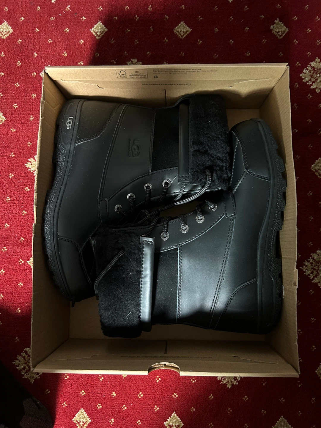 UGG Black Winter Boots Size 6 (Brand New) - photo 5