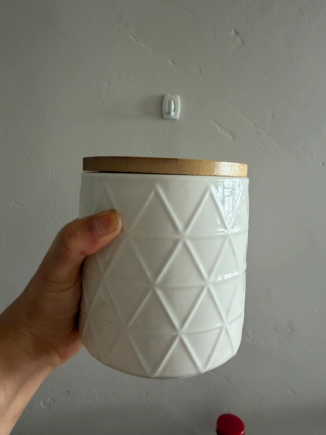 Set of Two Ceramic Canisters with Bamboo Lids - photo 3