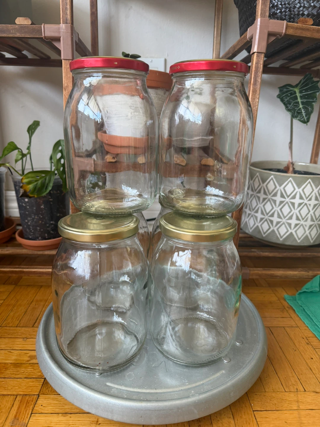 Set of 6 Glass Jars 🏈 - photo 2