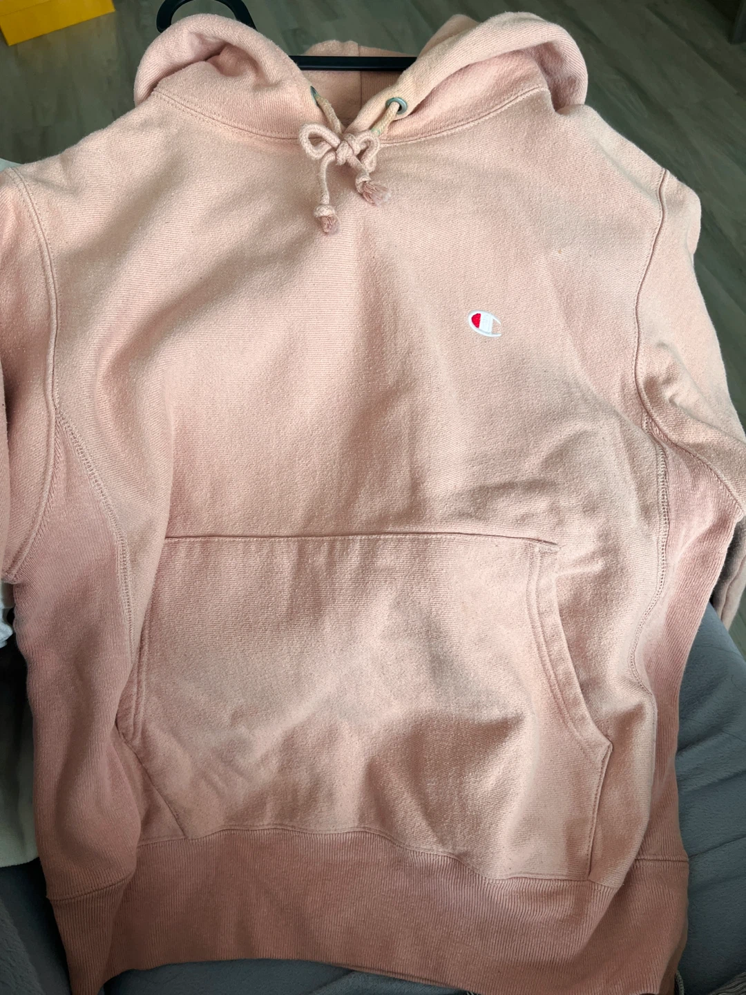 Champion Reverse Weave Pink Hoodie