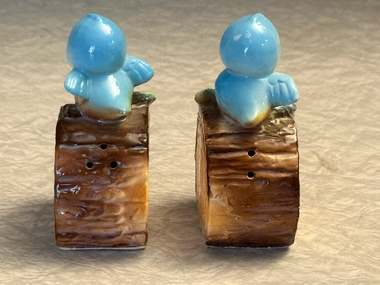 Vintage Blue Birds Salt and Pepper set - photo 4