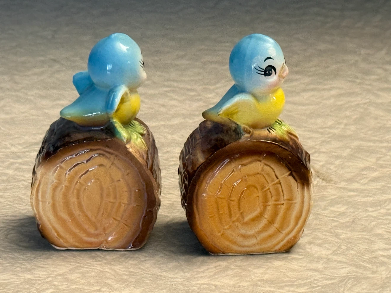 Vintage Blue Birds Salt and Pepper set - photo 5