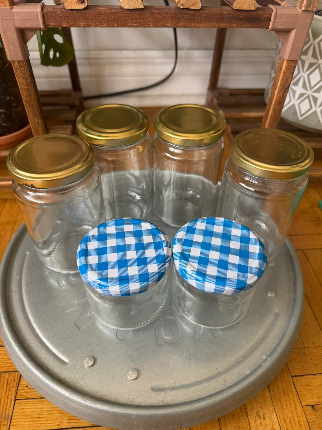 Set of 6 Glass Jars with Lids 🏈 - photo 2