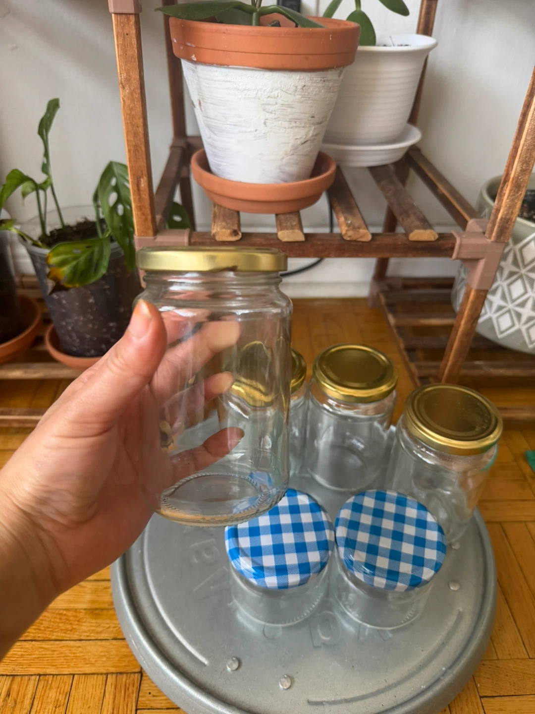Set of 6 Glass Jars with Lids 🏈 - photo 3