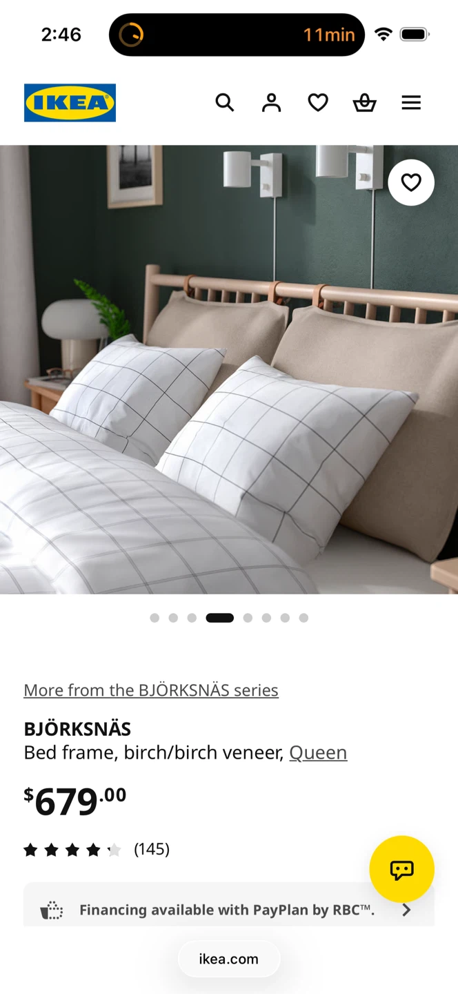 IKEA BJÖRKSNÄS Queen Bed Frame - photo 5