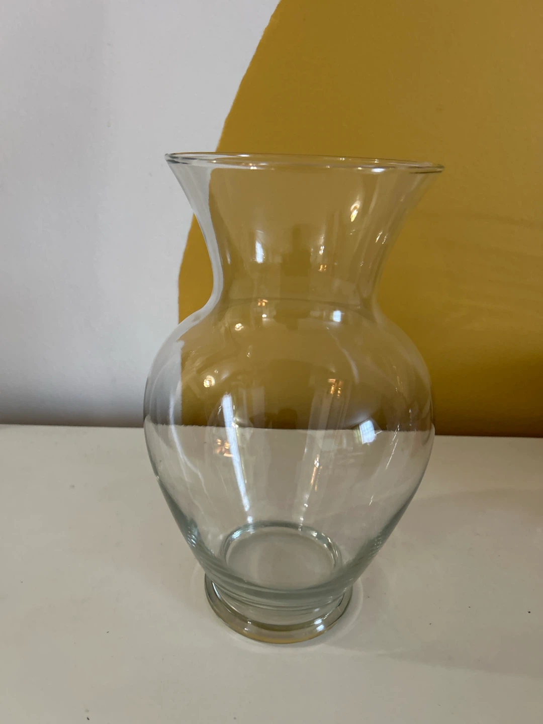 Clear Glass Vase 🏈