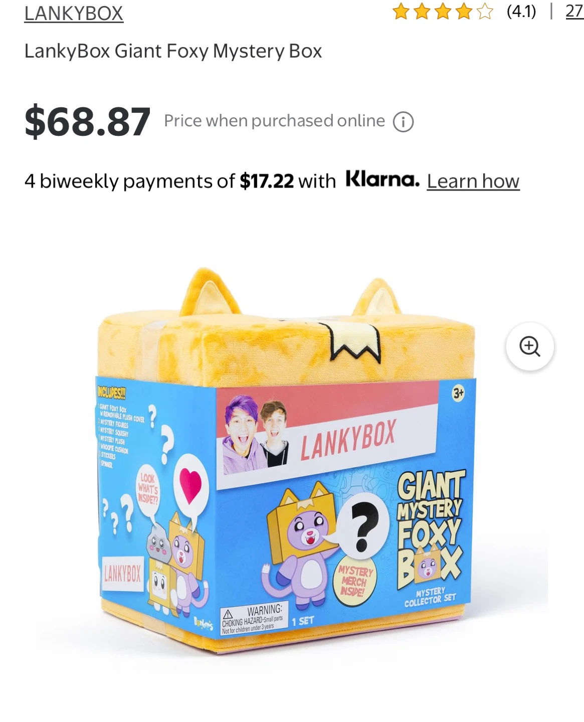 🎁 LankyBox Giant Mystery Foxy Box – BRAND NEW! 🦊✨ - photo 4