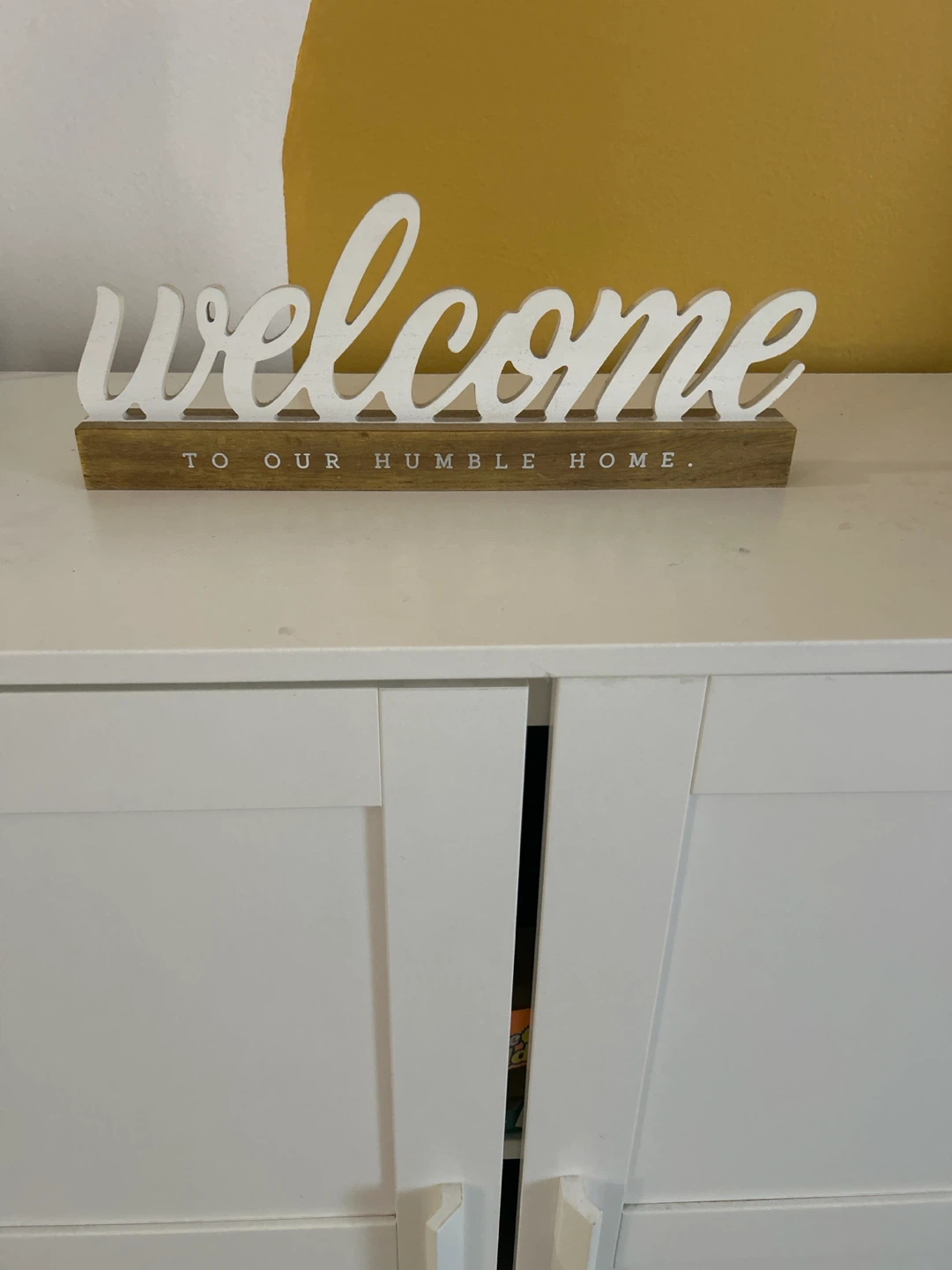 Welcome Tabletop Sign 🏈