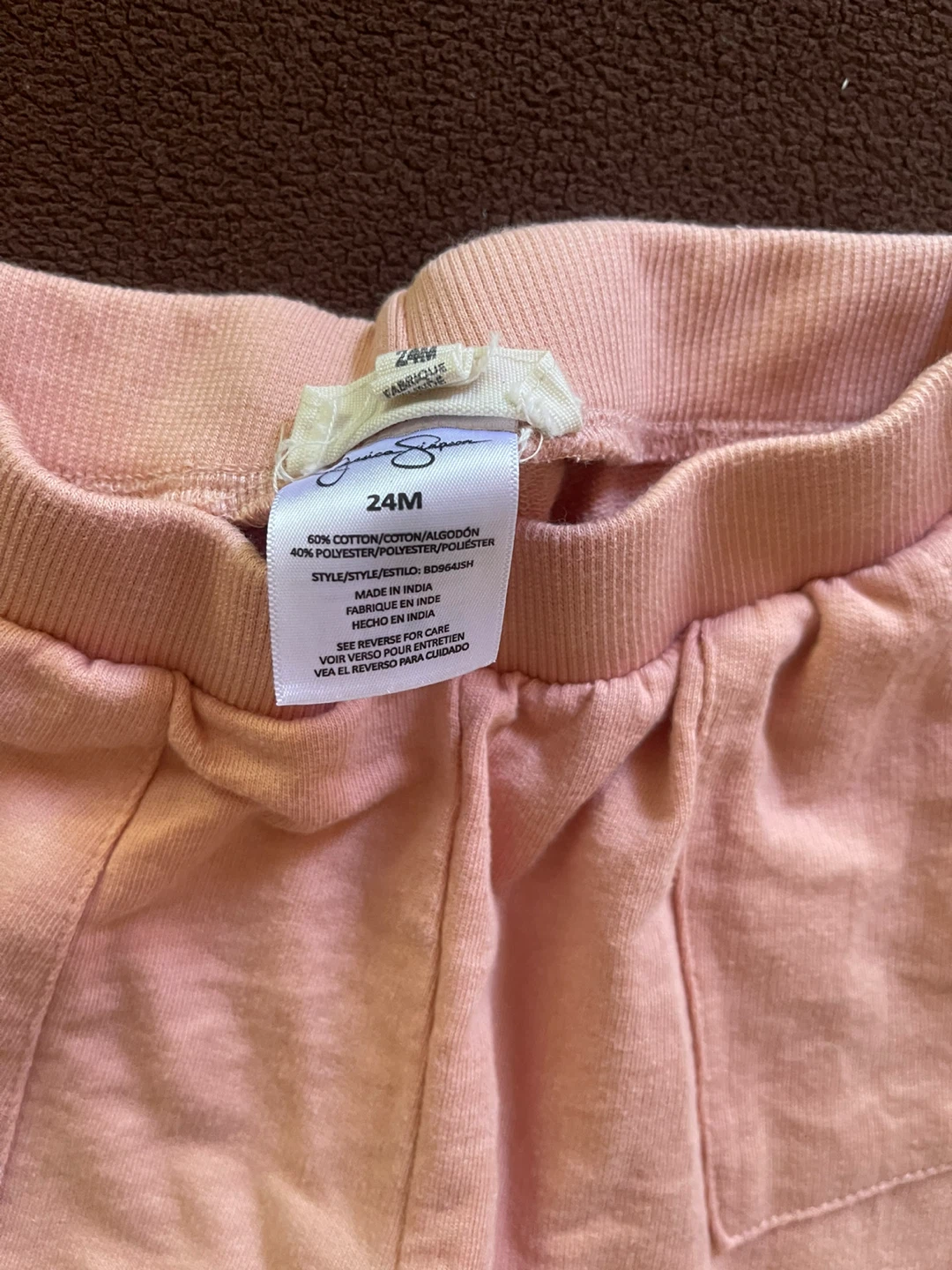 Jessica Simpson Baby Jogger Pants Pink - photo 3