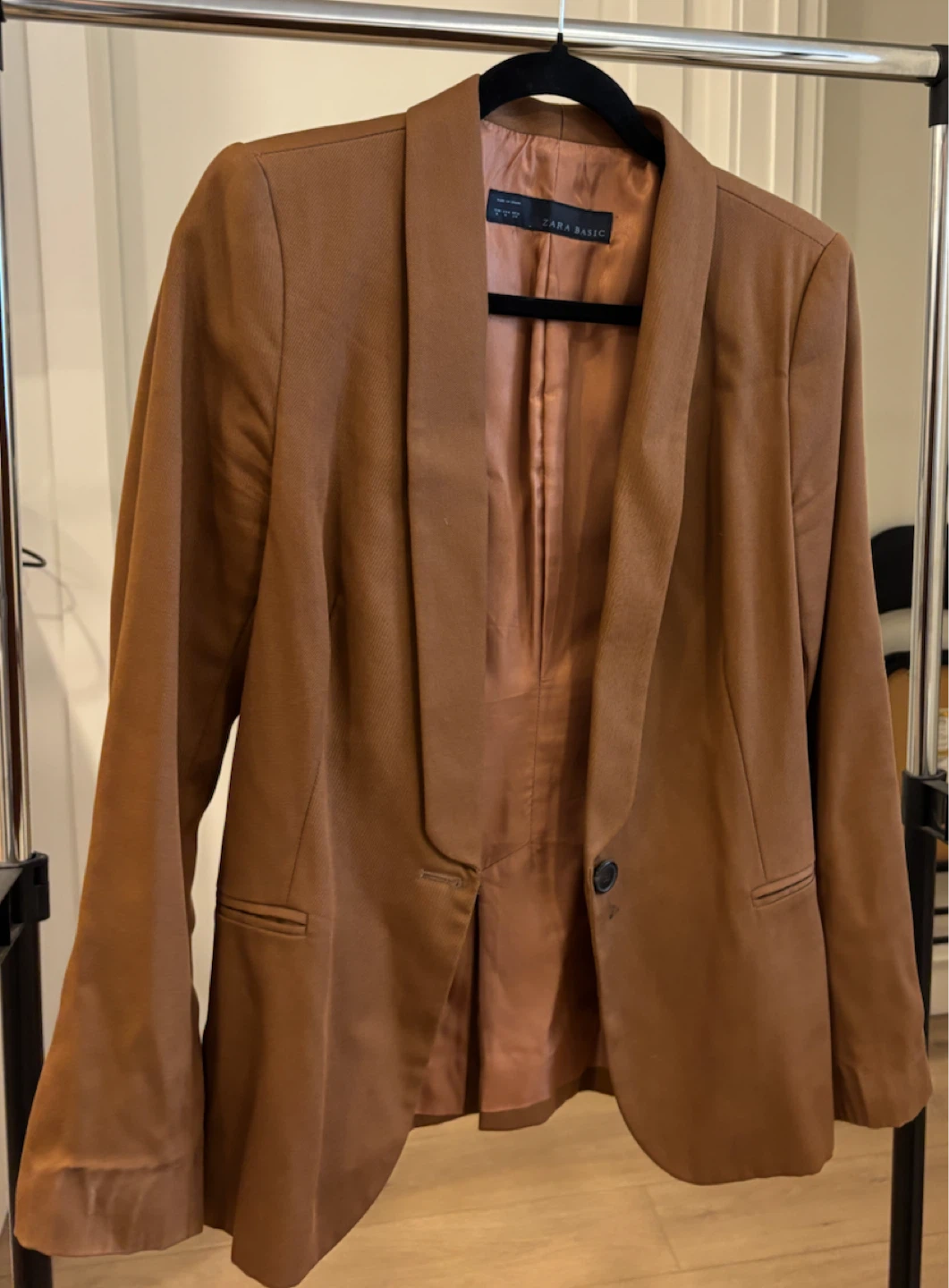 Zara Basic Brown Blazer - photo 2