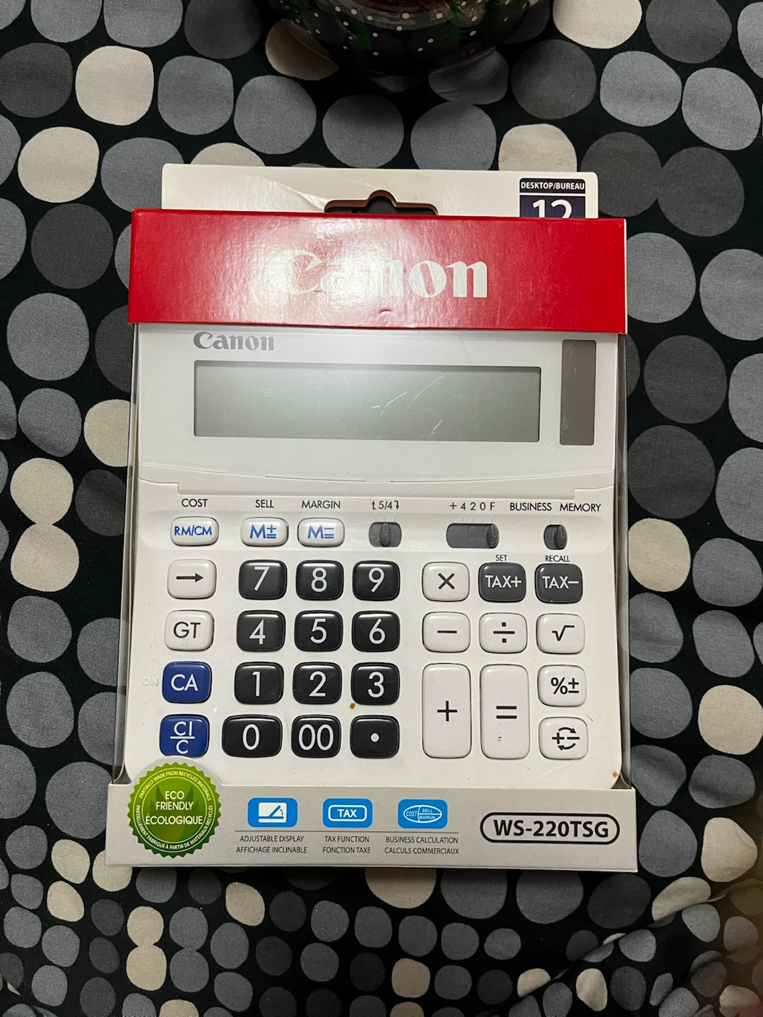 🏈 Canon WS-220TSG Desktop Calculator