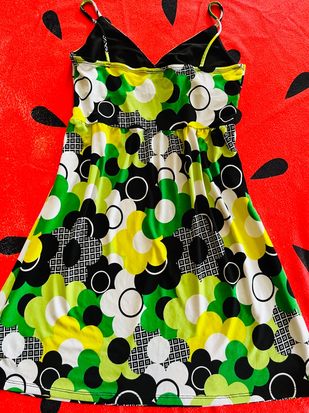Vintage Floral Print Sundress  - small - photo 2