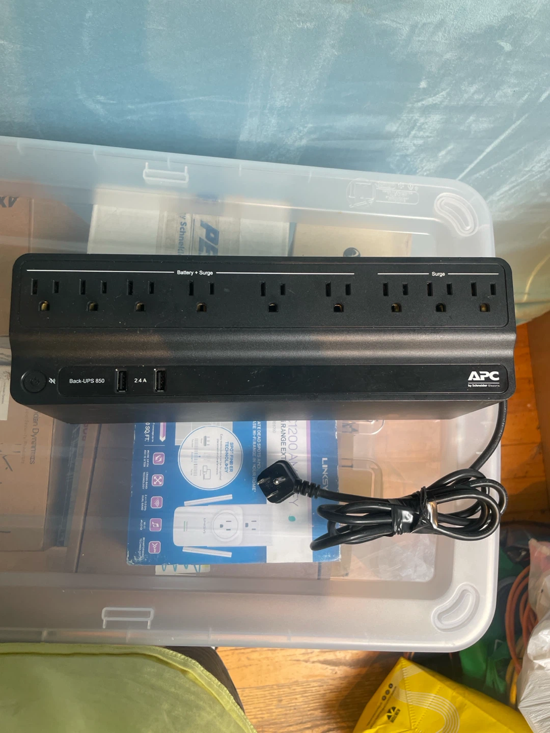 APC Back-UPS 850 Battery Backup and Surge Protector