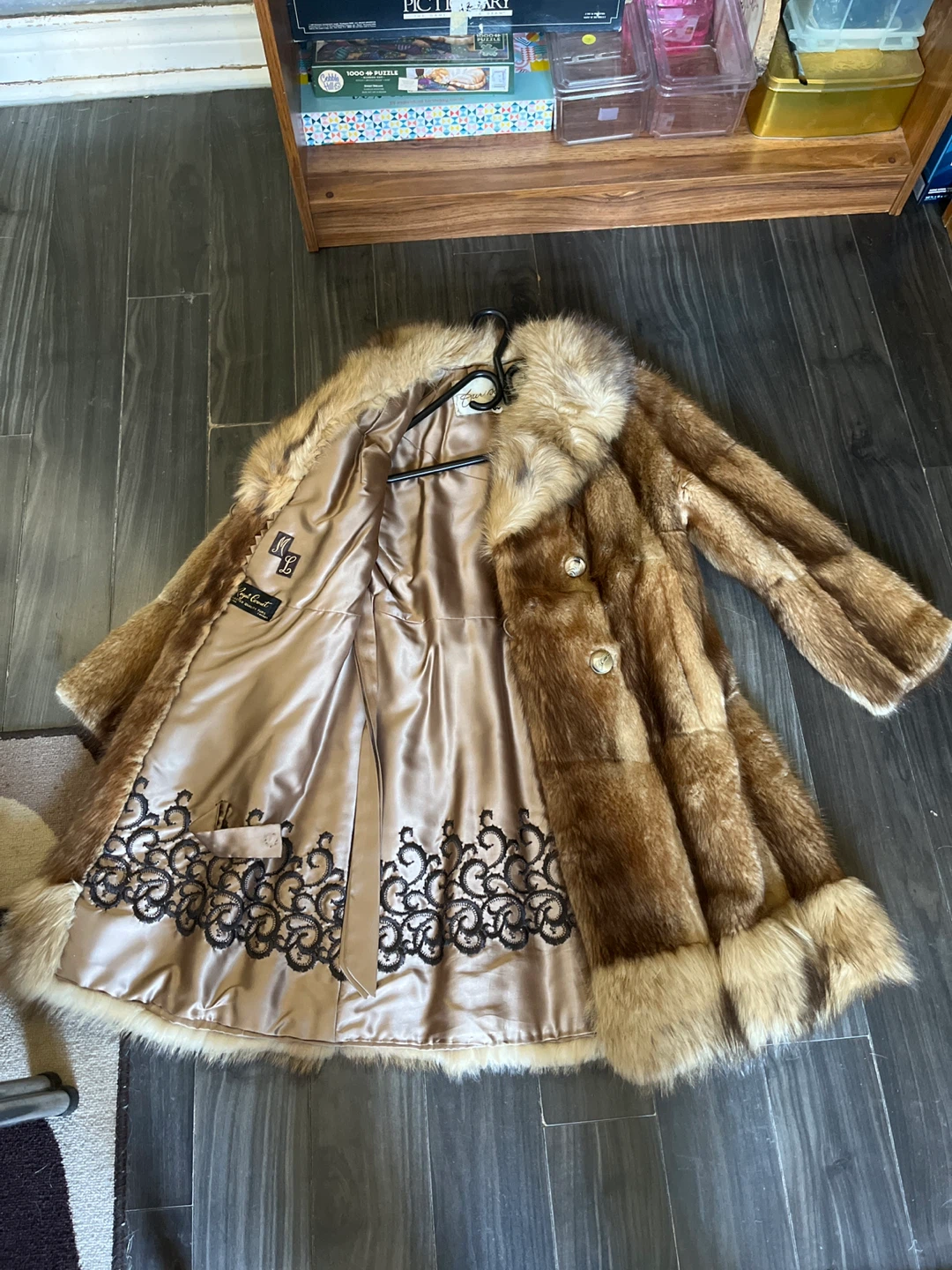 Vintage Royal Court Faux Fur Coat - photo 2
