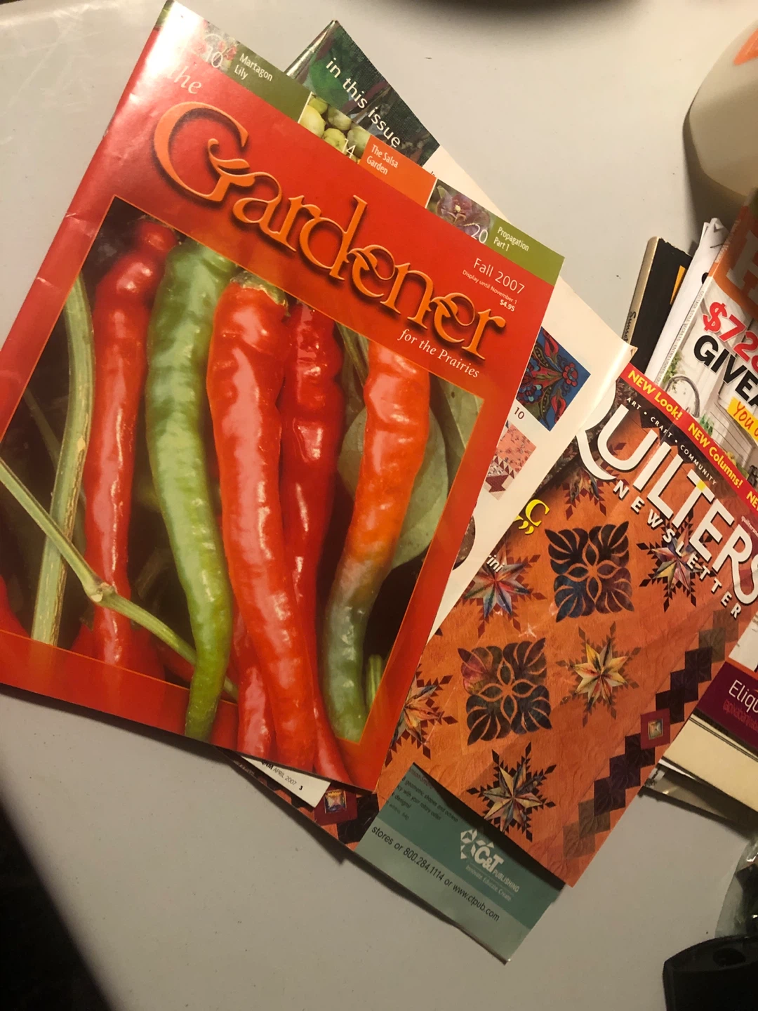 The Gardener and Quilter's Newsletter Magazine Bundle 🏈