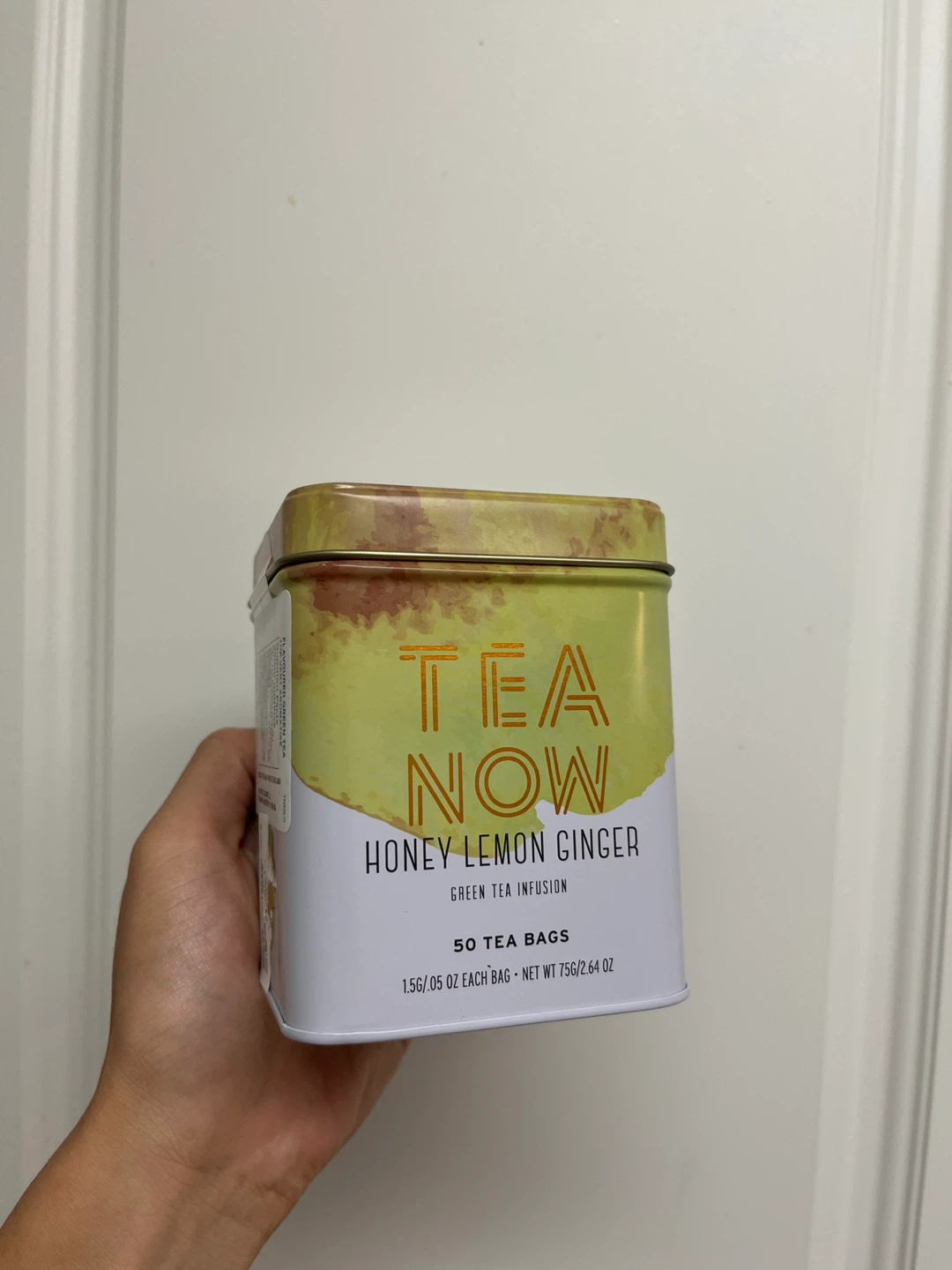 Tea Now Honey Lemon Ginger Green Tea, 50 Tea Bags