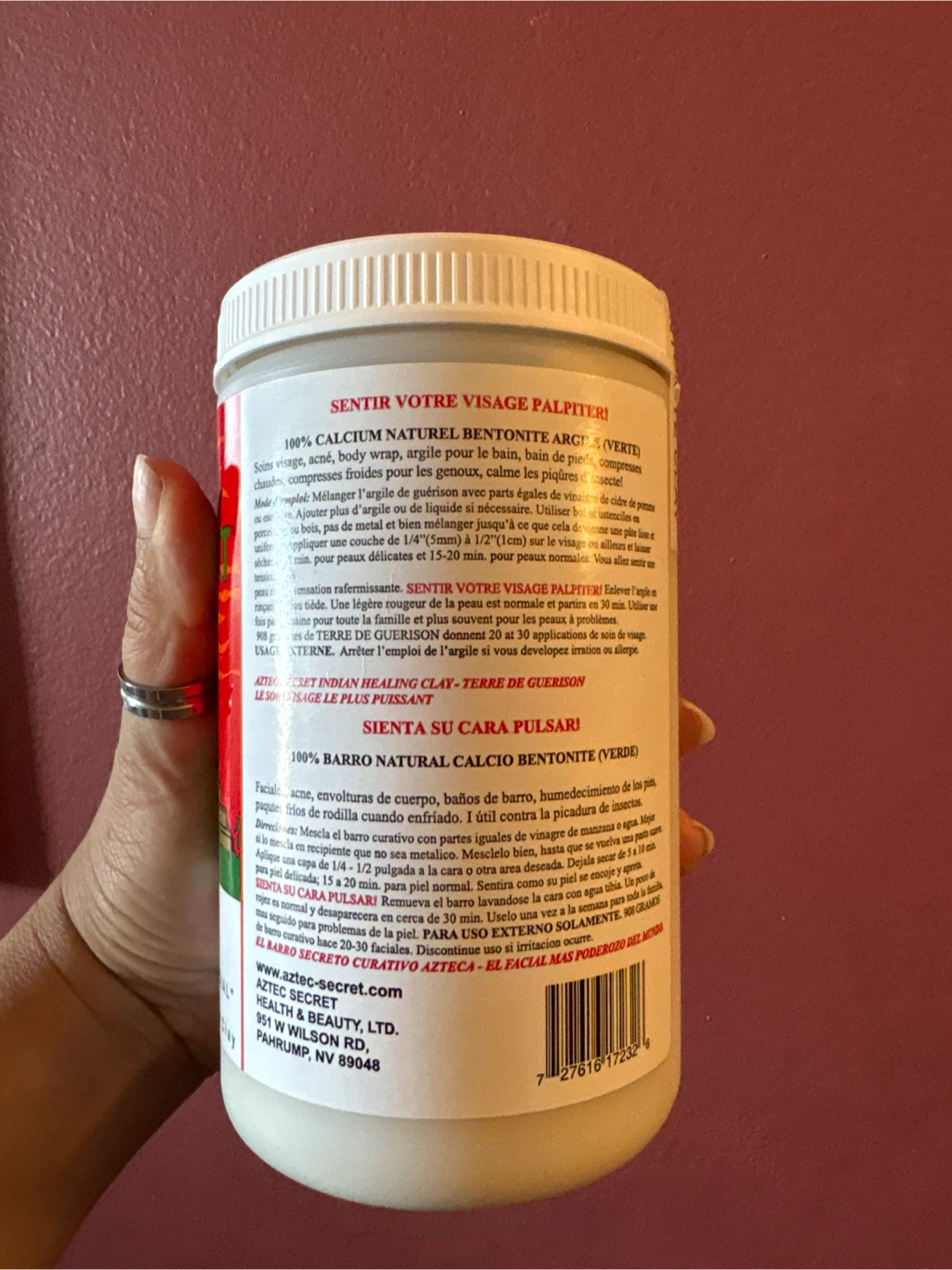 🏈 Aztec Secret Indian Healing Clay 2 lb - photo 2