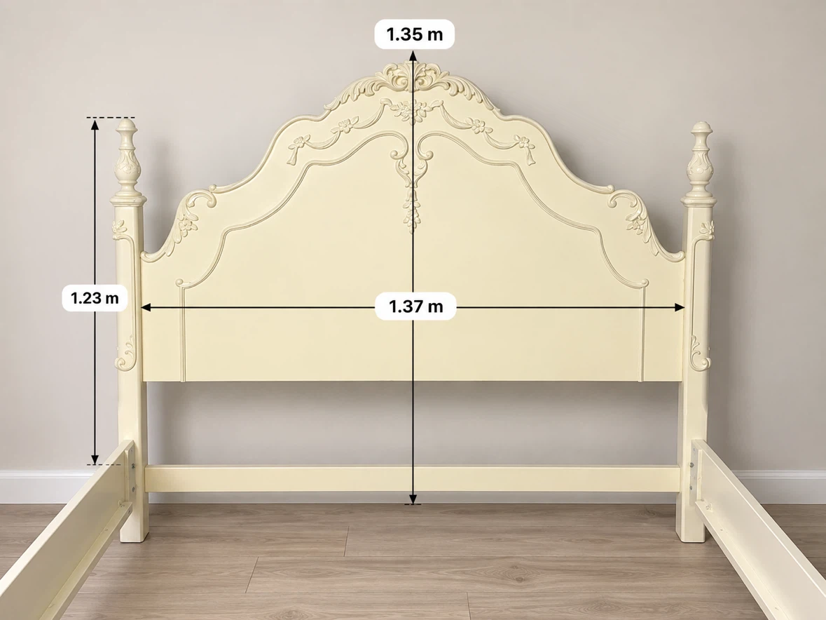 Vintage French Provincial Double Bed Set - photo 3