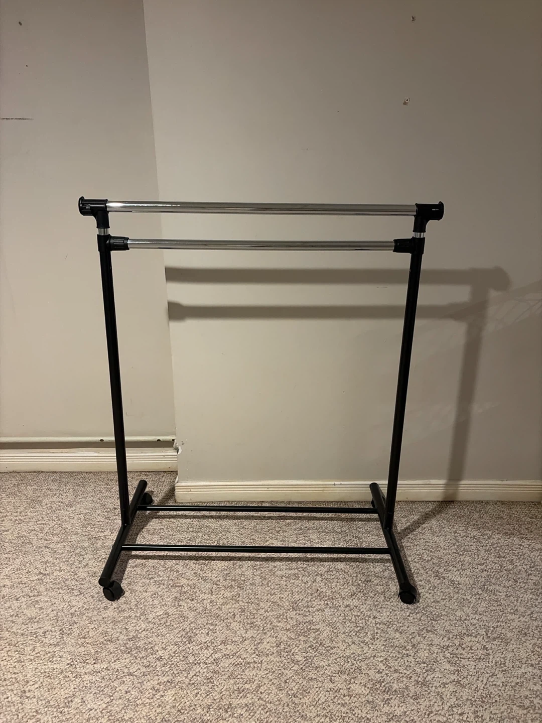 Double Rail Rolling Garment Rack - photo 3