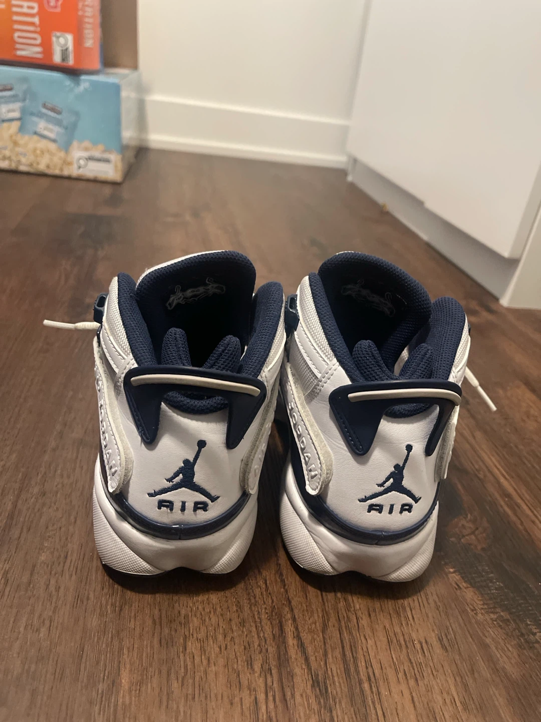 Air Jordan 6 Rings White Navy - photo 2