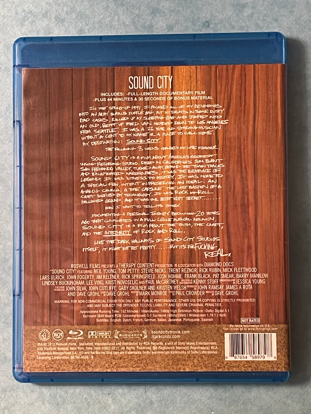 Sound City Documentary Blu-ray 🏈 - photo 2