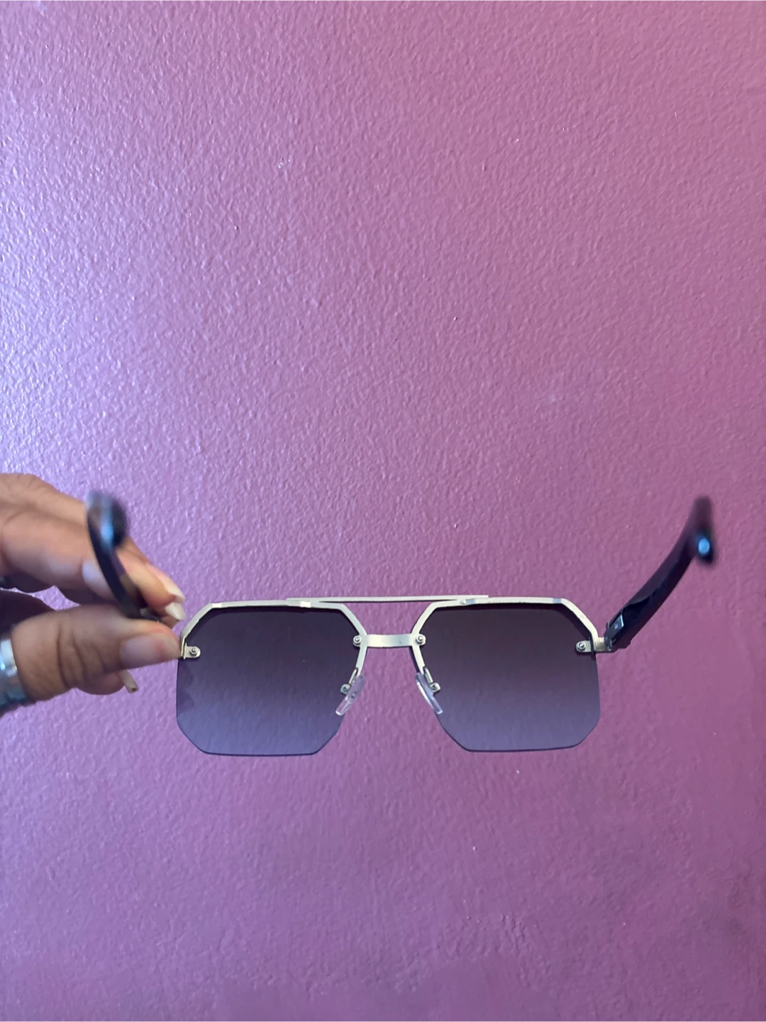Modern Geometric Sunglasses 🏈 - photo 3