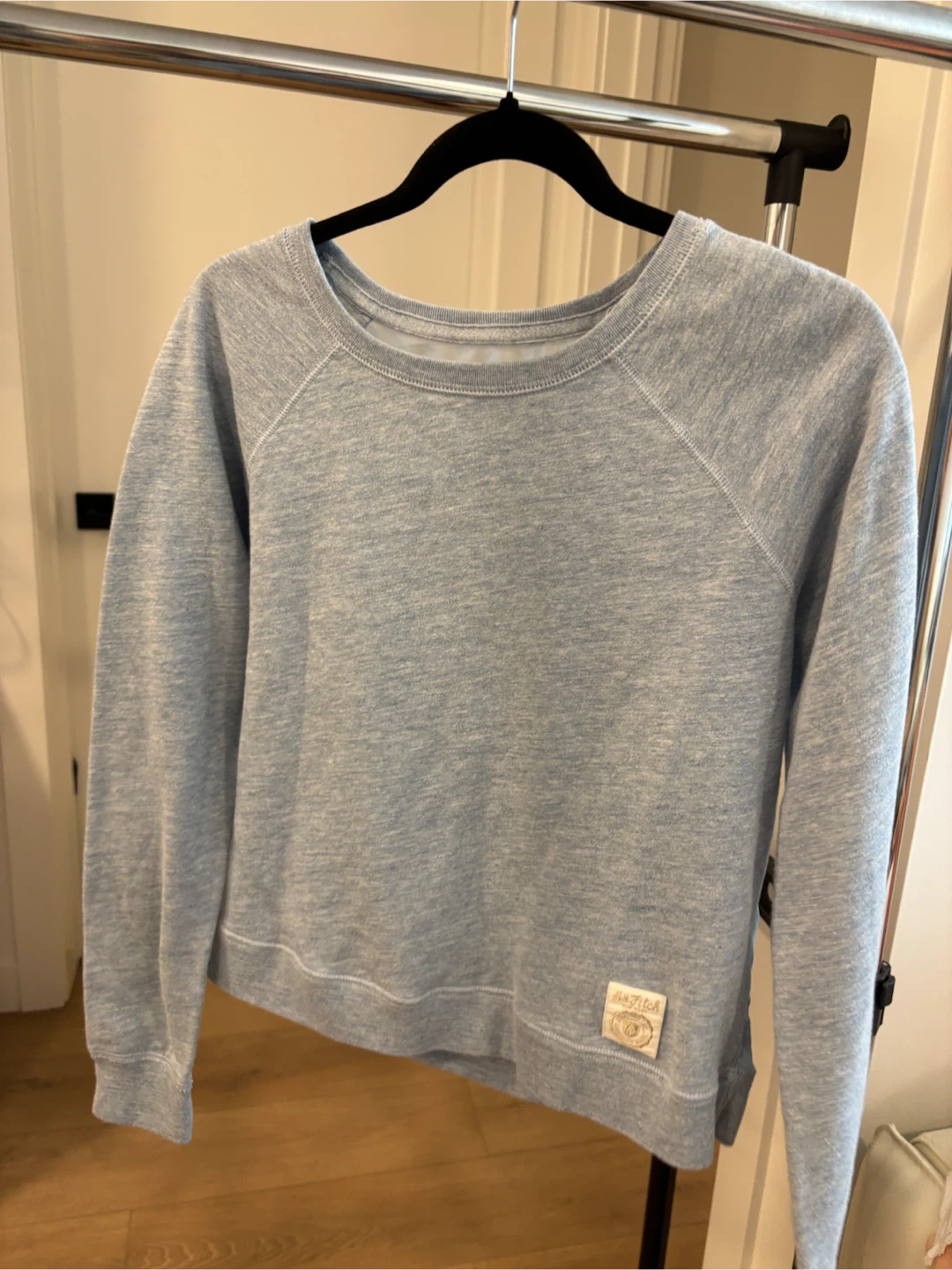 Abercrombie & Fitch light blue sweatshirt