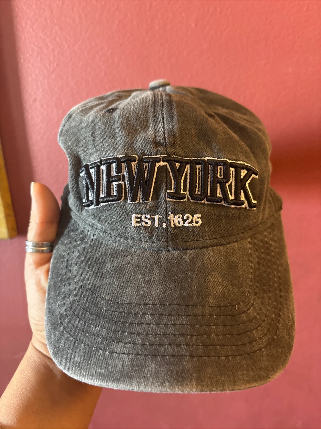 🏈 New York City Embroidered Baseball Cap