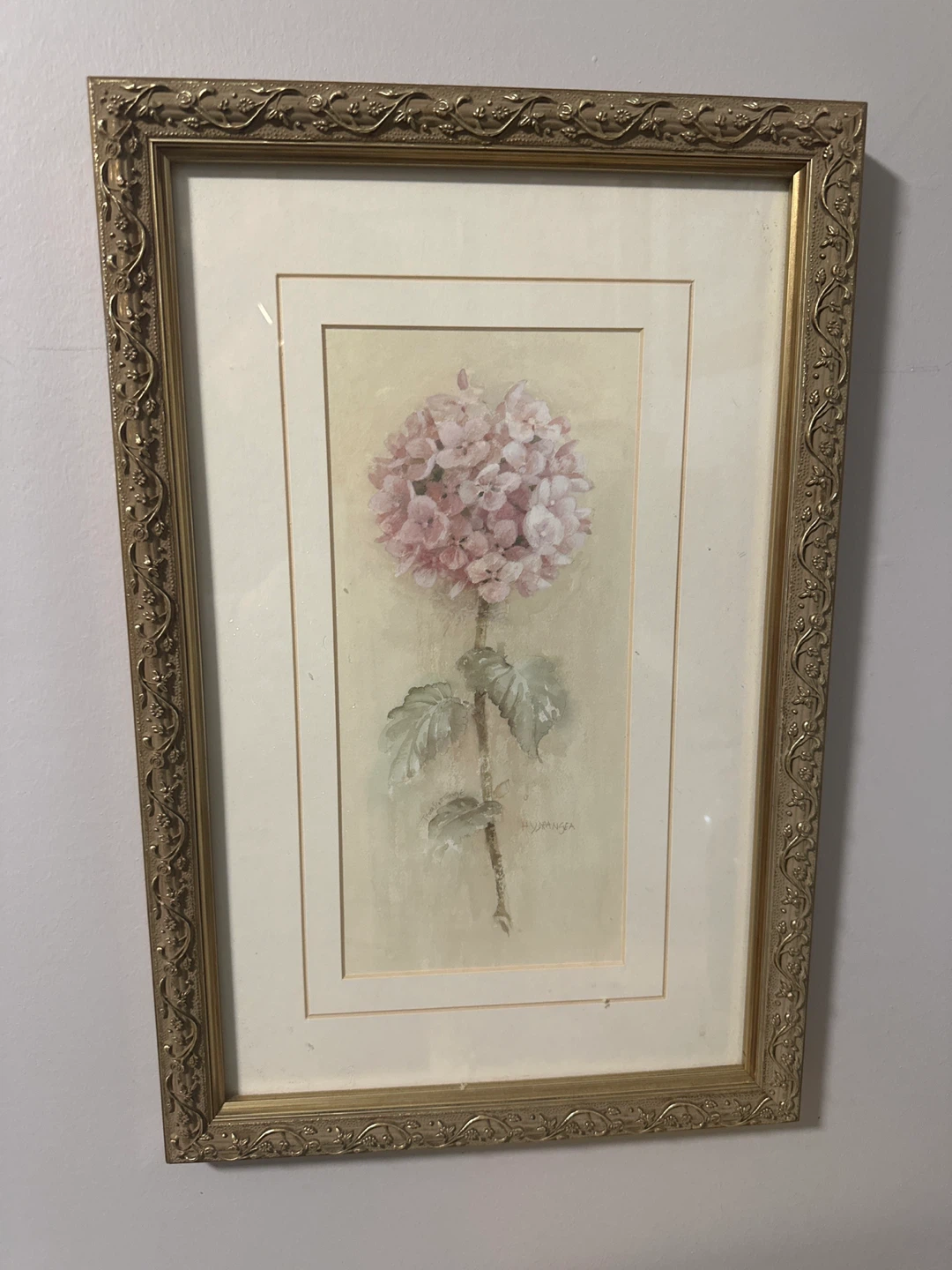 Set of Two Hydrangea Floral Framed Prints - photo 2