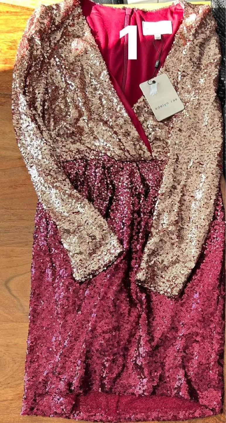 Robe à paillettes Adelyn Rae