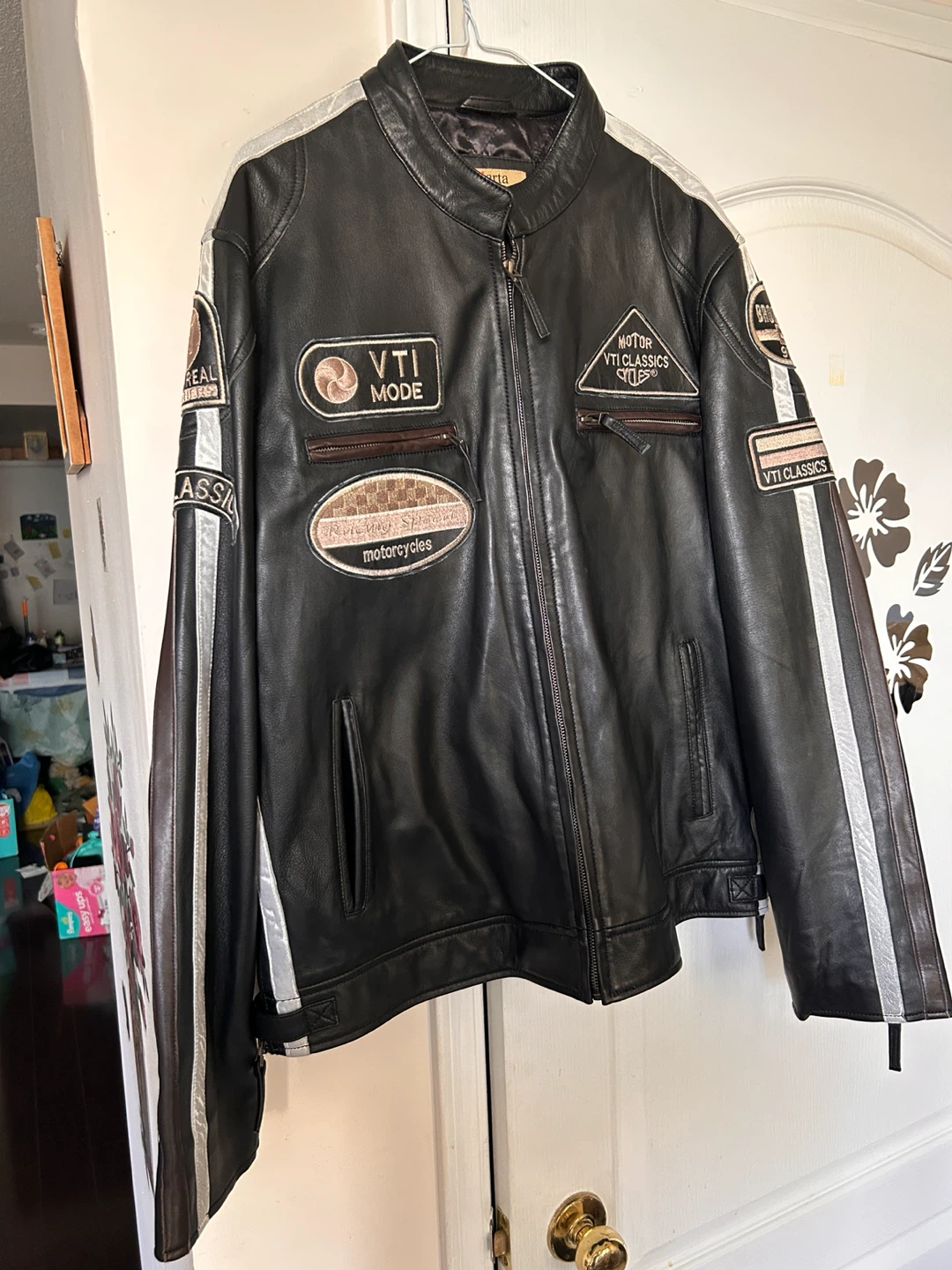 Marta VTI Classics Leather Motorcycle Jacket