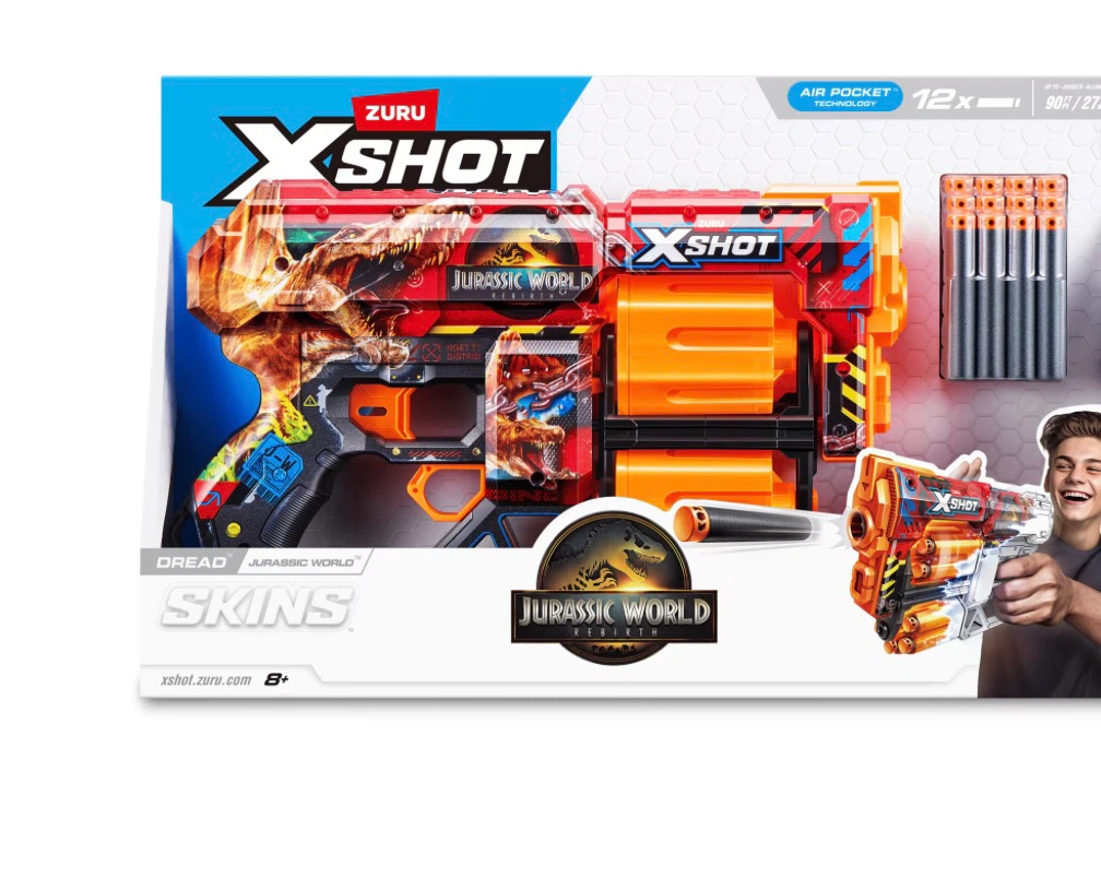 🦖 X-Shot Skins Jurassic World Blaster – BRAND NEW! 🎯 - photo 2