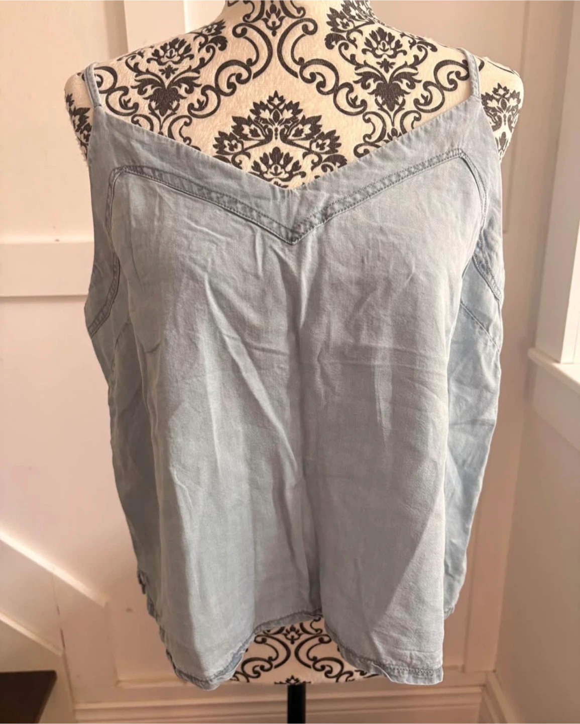 🏈DD77 Light Blue Denim Camisole